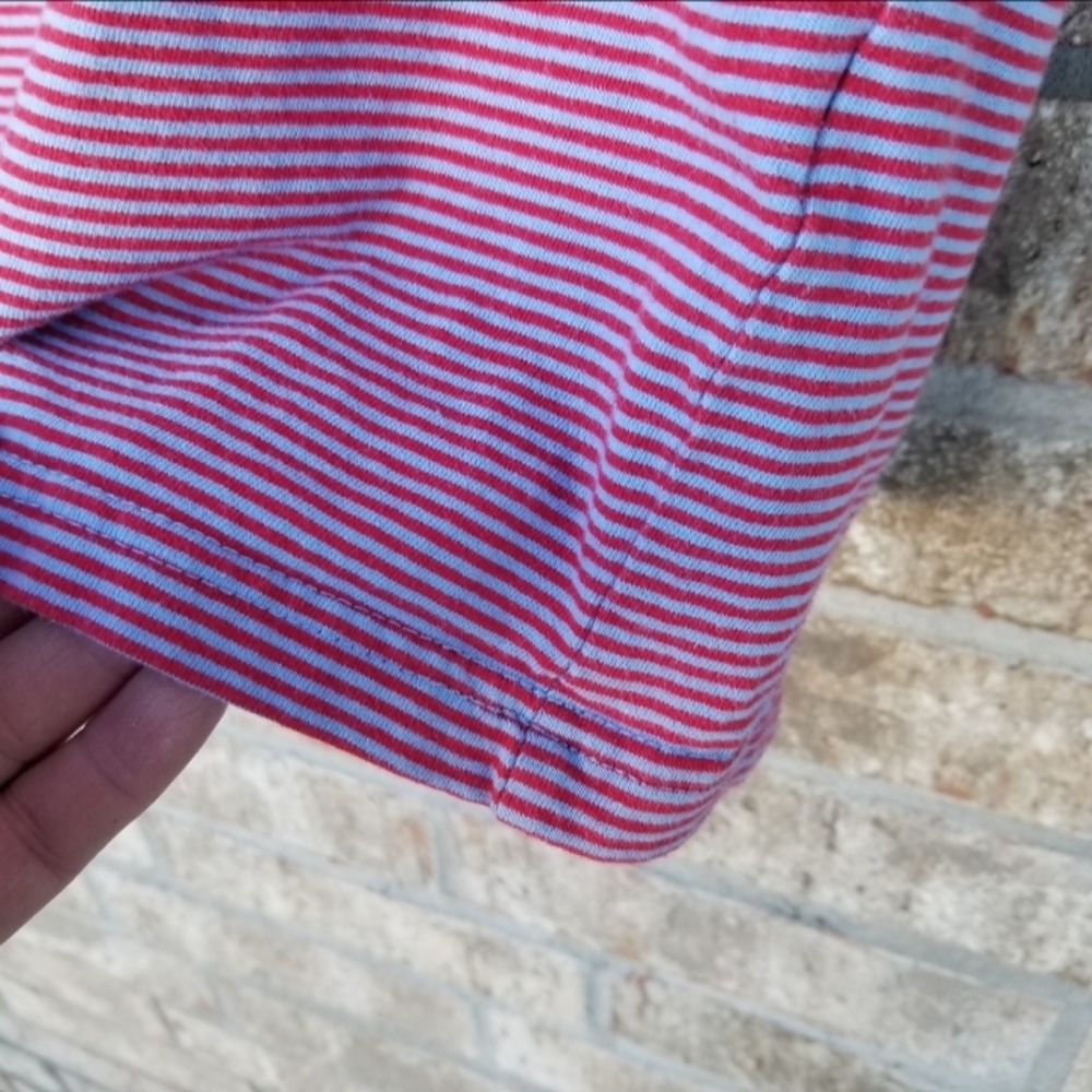 Johnnie O Polo BLUE/RED Striped Golf Shirt (Men XXL/2X) Short Sleeve Soft Cotton - Picture 8 of 10